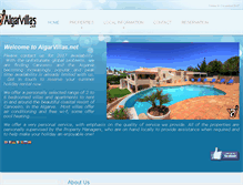 Tablet Screenshot of algarvillas.net